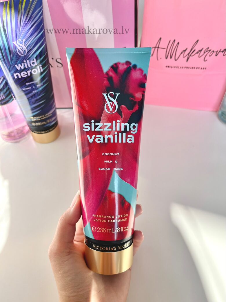 Sizzling Vanilla parfimēts ķermeņa losjons 236 ml (Victoria’s Secret)