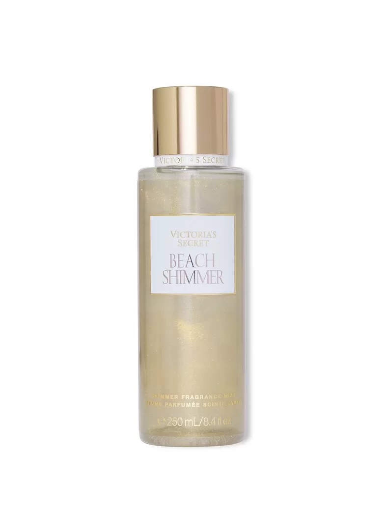 Victoria’s Secret Beach shimmer parfimēts ķermeņa sprejs ar spīdumiem