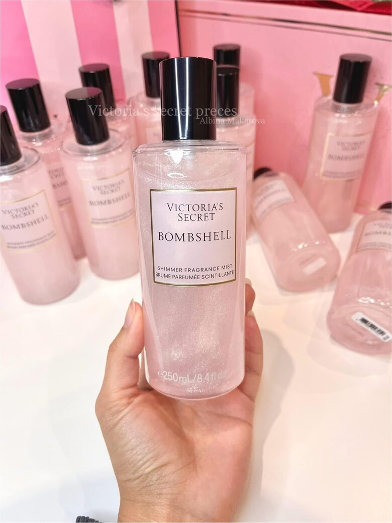 Bombshell parfimēts ķermeņa sprejs ar spīdumiem (Victoria’s Secret)