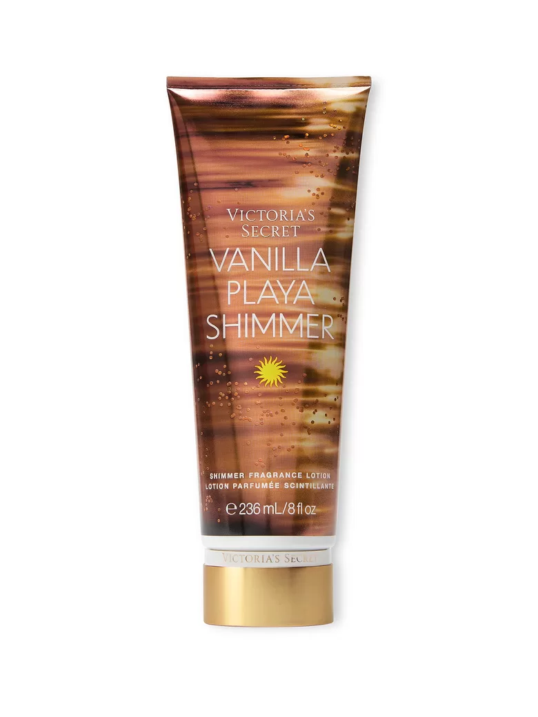 Victoria’s Secret Vanilla playa shimmer parfimēts ķermeņa losjons ar spīdumiem 236 ml