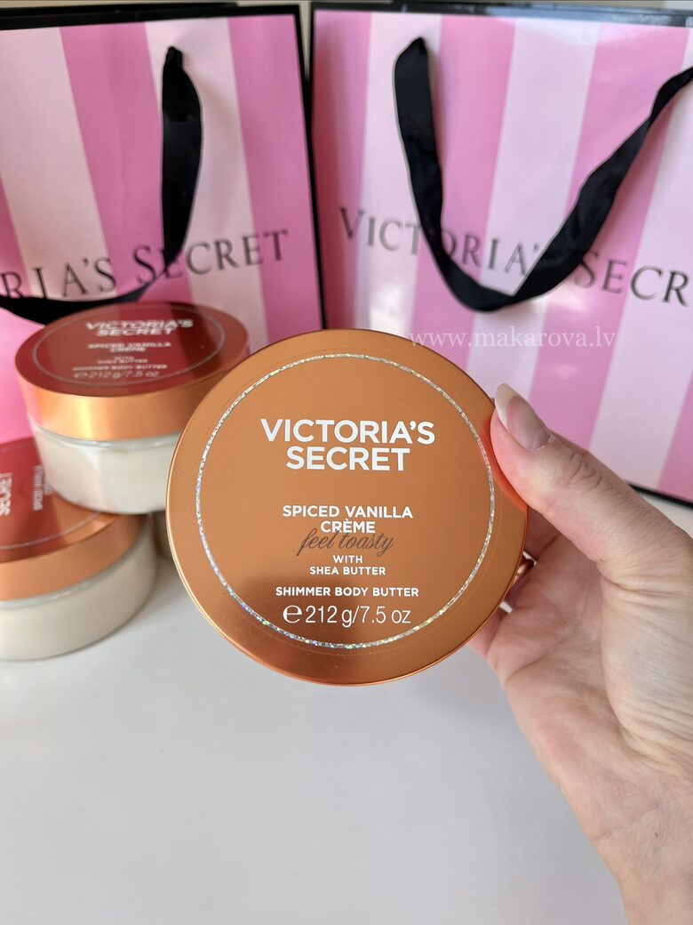 Spiced vanilla creme ķermeņa sviests ar spīdumiem 212 gr (Victoria’s Secret)