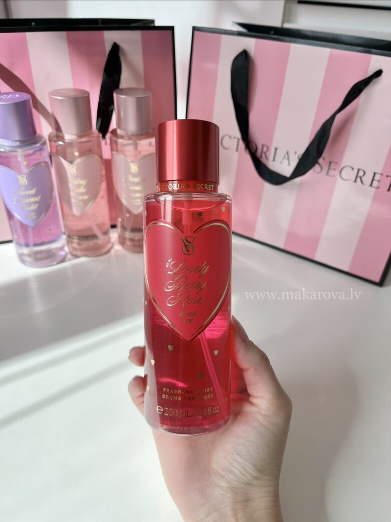 Lovely Berry Rose parfimēts ķermeņa sprejs (Victoria’s Secret)