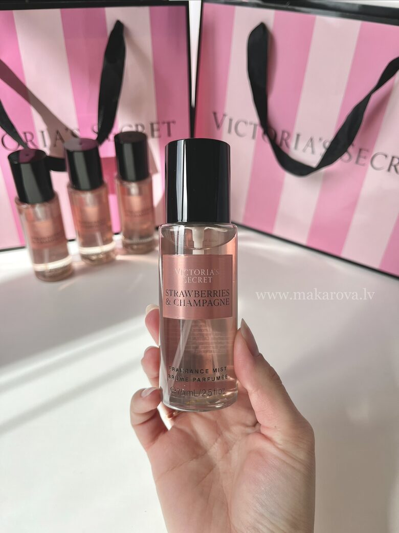 Victoria’s Secret Strawberries & Champagne mini parfimēts ķermeņa sprejs