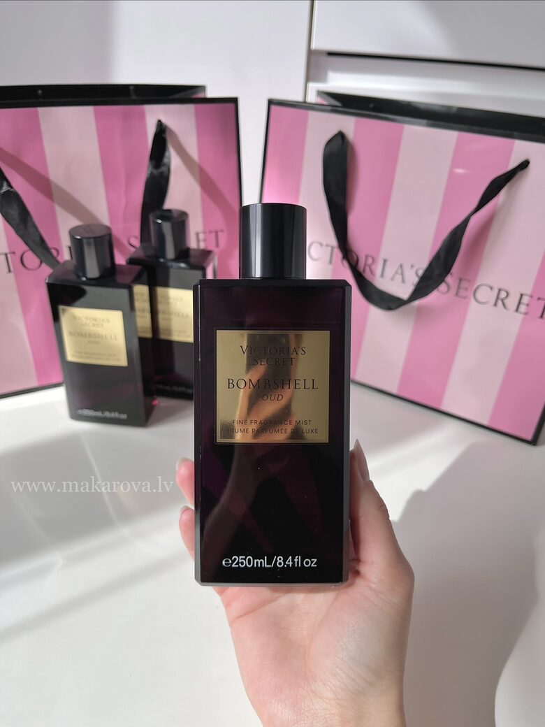 Bombshell Oud parfimēts ķermeņa sprejs (Victoria’s Secret)