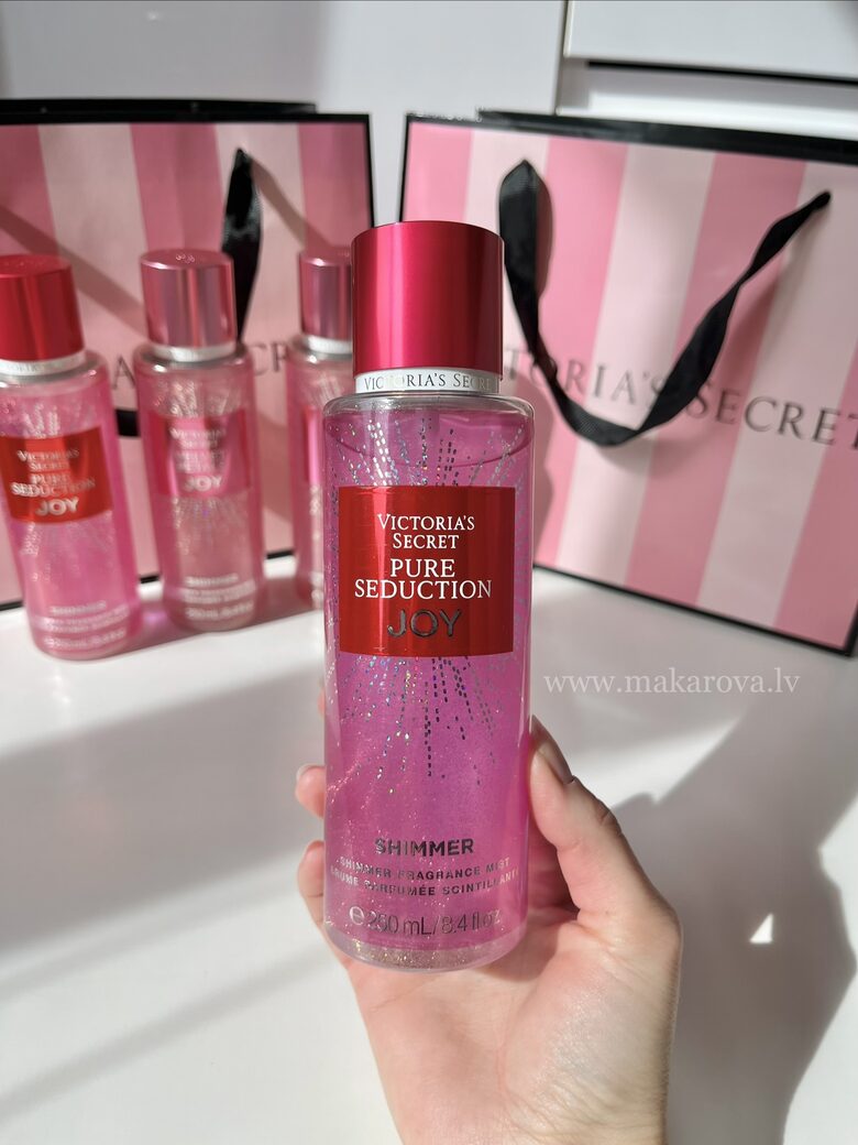 Joy Pure seduction Shimmer parfimēts ķermeņa sprejs ar spīdumiem (Victoria’s Secret)