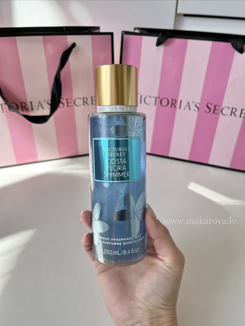 Costa flora shimmer parfimēts ķermeņa sprejs ar spīdumiem (Victoria’s Secret)