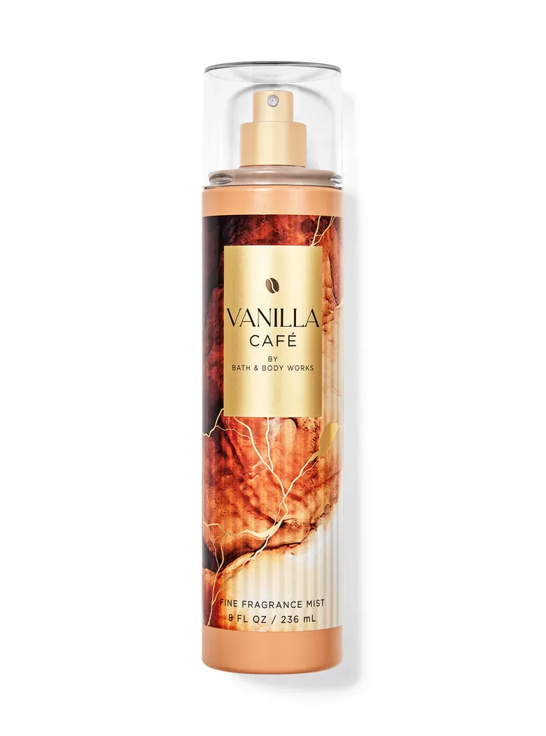 Bath & Body Works Vanilla Café parfimēts ķermeņa sprejs 236 ml