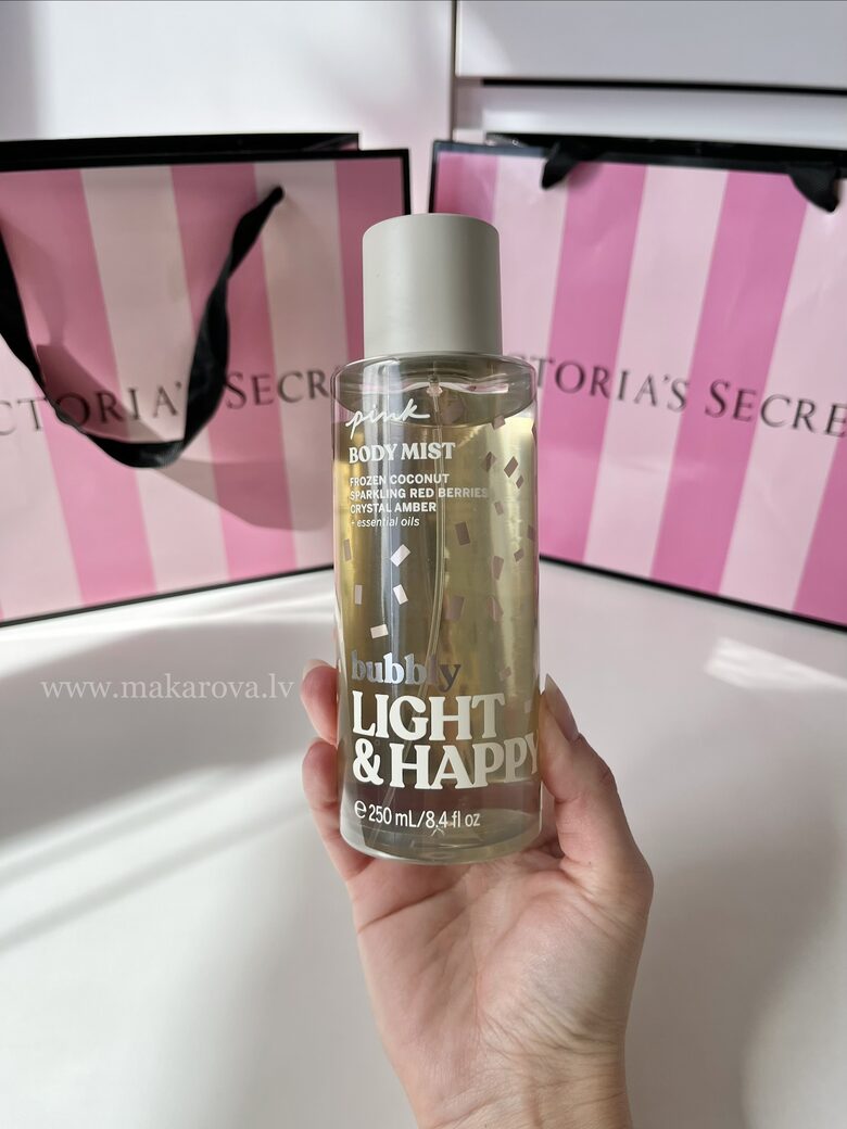 PINK Bubbly Light & happy parfimēts ķermeņa sprejs