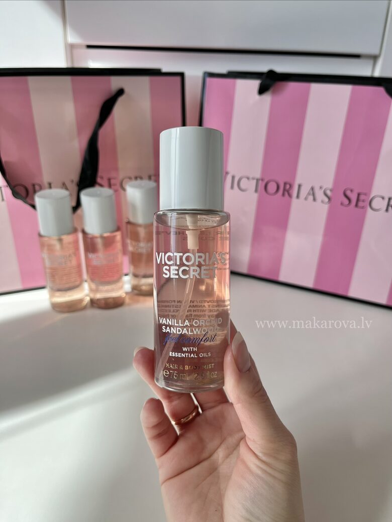 Vanilla orchid sandalwood parfimēts ķermeņa sprejs (Victoria’s Secret)