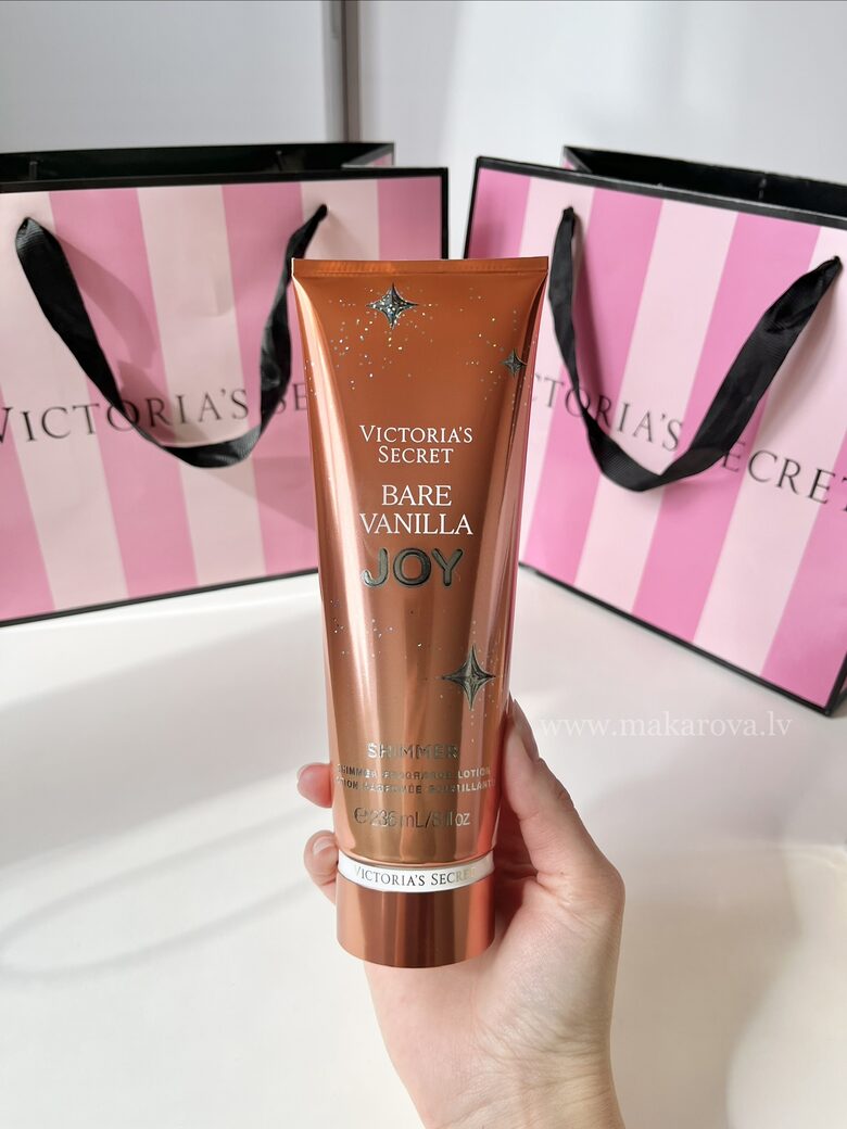Joy Bare vanilla Shimmer parfimēts ķermeņa losjons ar spīdumiem 236 ml (Victoria’s Secret)