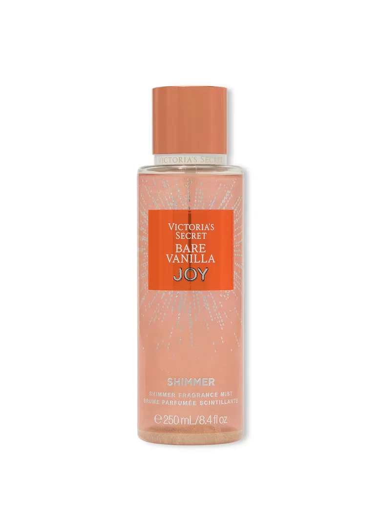 Victoria’s Secret Joy Bare vanilla Shimmer parfimēts ķermeņa sprejs ar spīdumiem