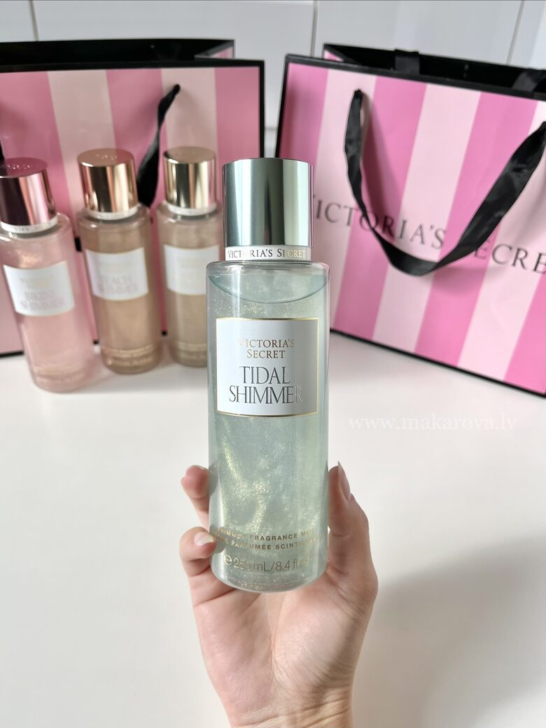 Victoria’s Secret Tidal shimmer parfimēts ķermeņa sprejs ar spīdumiem