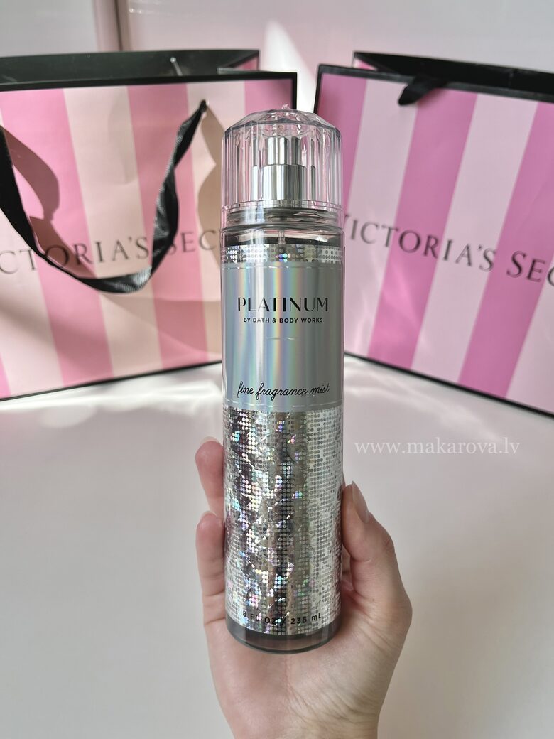 Bath & Body Works Platinum ķermeņa sprejs 236 ml