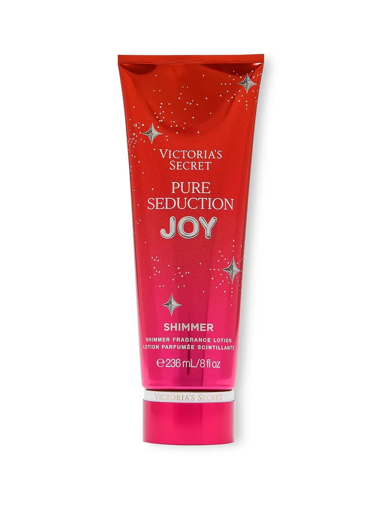Victoria’s Secret Joy Pure seduction Shimmer parfimēts ķermeņa losjons ar spīdumiem 236 ml