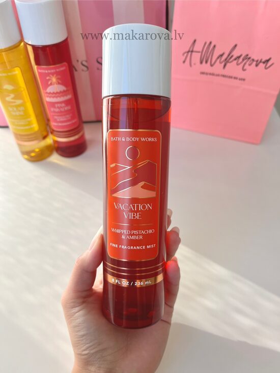 Bath & Body Works Vacation vibe parfimēts ķermeņa sprejs 236 ml