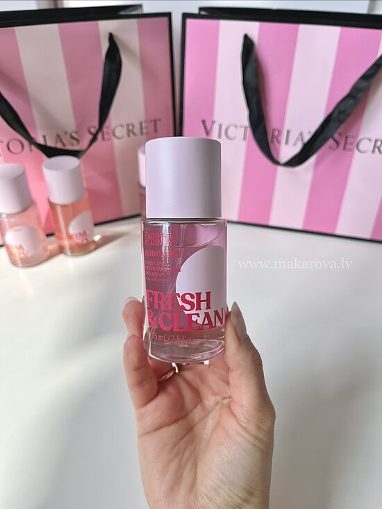 PINK Fresh & Clean parfimēts mini ķermeņa sprejs 75 ml
