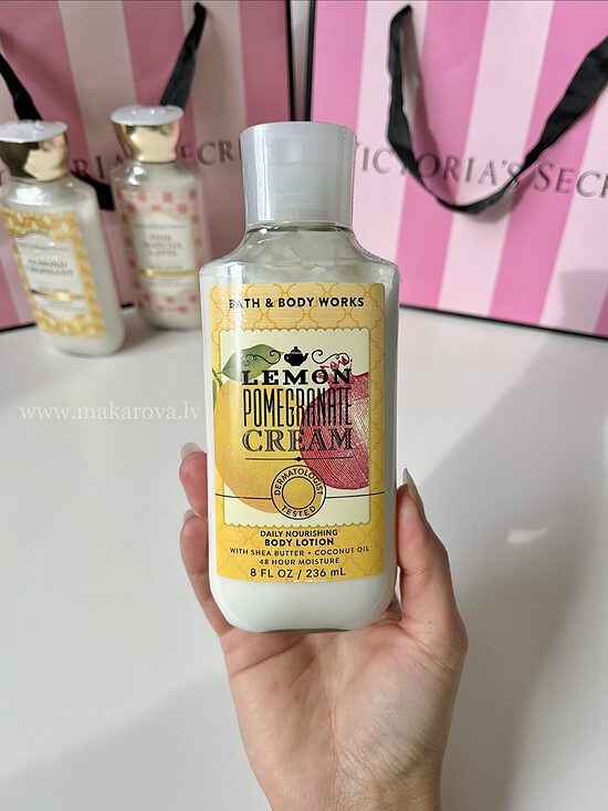 Bath & Body Works Lemon pomegranate cream parfimēts ķermeņa losjons 236 ml
