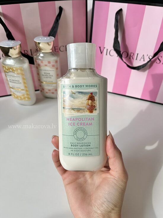 Bath & Body Works Neapolitan Ice Cream parfimēts ķermeņa losjons 236 ml