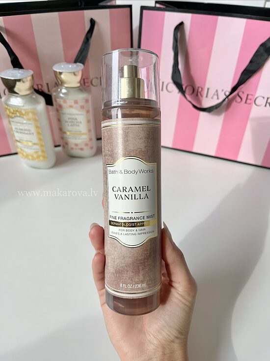 Bath & Body Works Caramel vanilla ķermeņa sprejs 236 ml