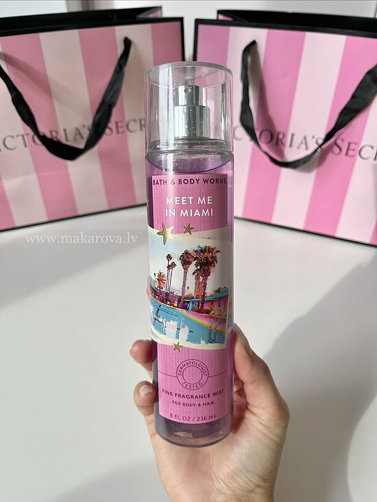 Bath & Body Works Meet me in Miami parfimēts ķermeņa sprejs 236 ml 
