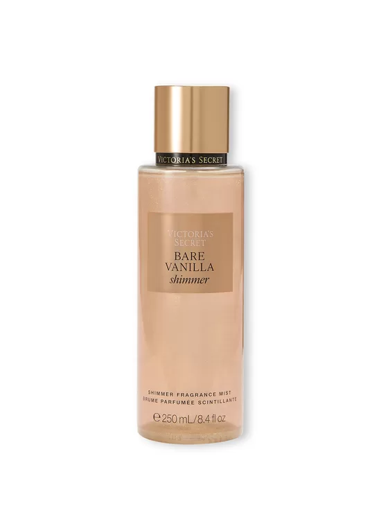 Victoria’s Secret Shimmer Bare vanilla parfimēts ķermeņa sprejs ar spīdumiem