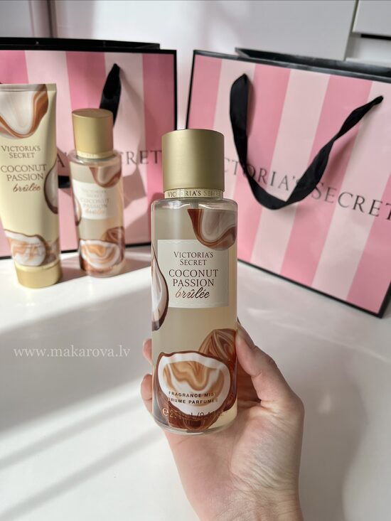 Brulee Coconut passion parfimēts ķermeņa sprejs (Victoria’s Secret)