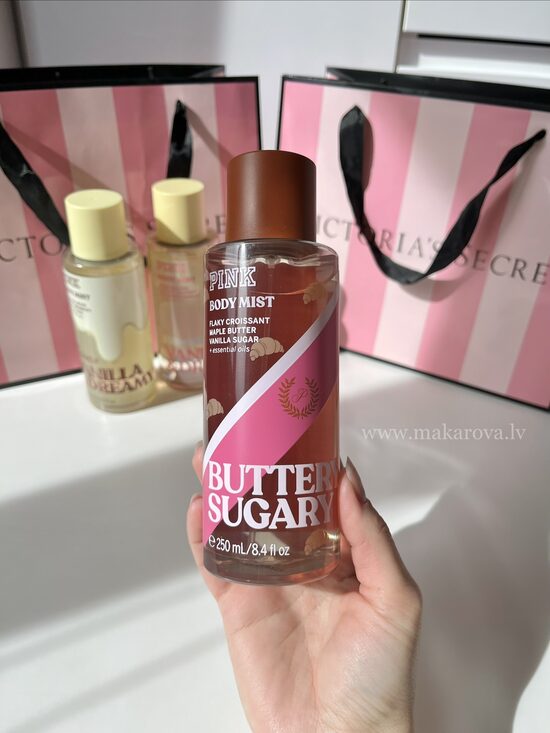 PINK Buttery Sugary parfimēts ķermeņa sprejs