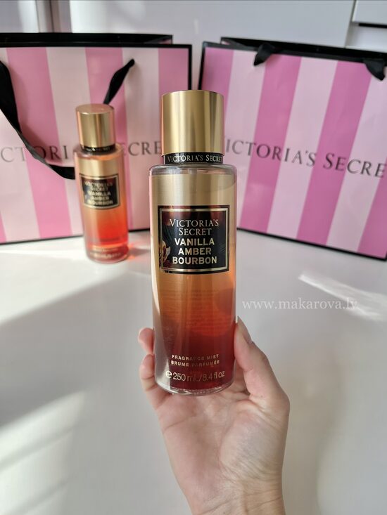 Vanilla amber bourbon parfimēts ķermeņa sprejs (Victoria’s Secret)
