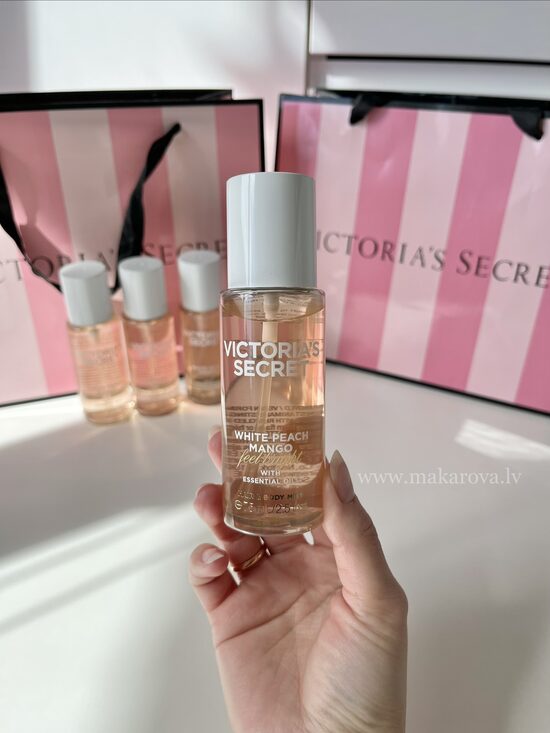 White peach mango parfimēts ķermeņa sprejs (Victoria’s Secret)