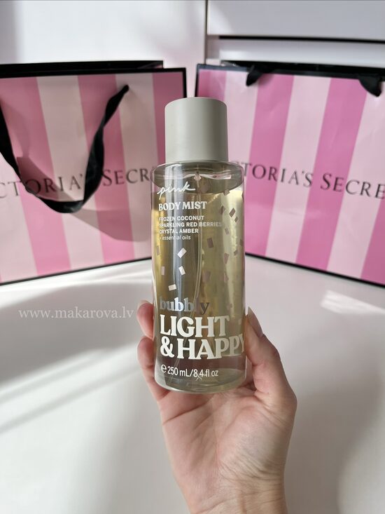 PINK Bubbly Light & happy parfimēts ķermeņa sprejs