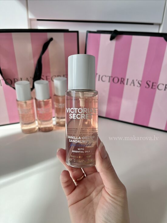 Vanilla orchid sandalwood parfimēts ķermeņa sprejs (Victoria’s Secret)