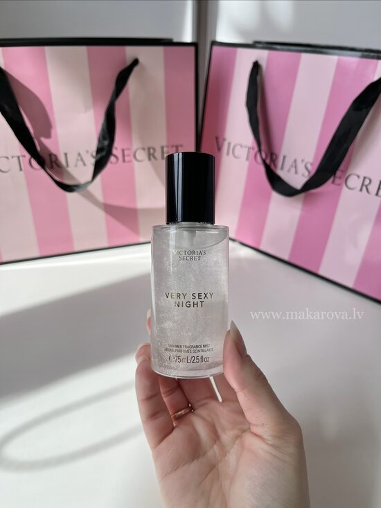 Very sexy Night Shimmer parfimēts ķermeņa sprejs ar spīdumiem (Victoria’s Secret)