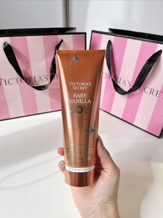 Victoria’s Secret Joy Bare vanilla Shimmer parfimēts ķermeņa losjons ar spīdumiem 236 ml