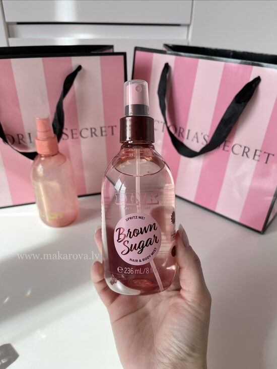 PINK Brown sugar parfimēts ķermeņa sprejs