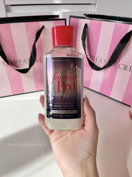 Bath & Body Works Forever red Vanilla rum ķermeņa losjons 236 ml