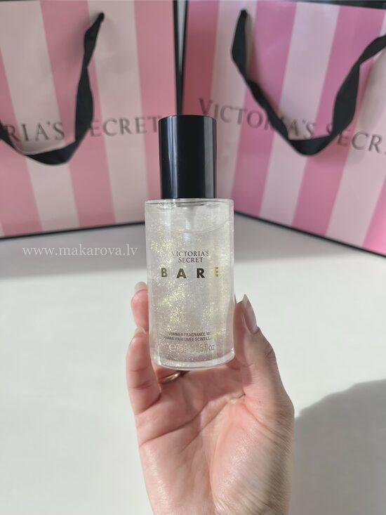 Victoria’s Secret Bare Shimmer parfimēts ķermeņa sprejs ar spīdumiem