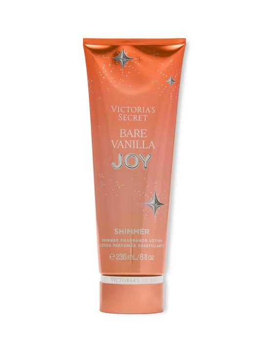 Victoria’s Secret Joy Bare vanilla Shimmer parfimēts ķermeņa losjons ar spīdumiem 236 ml