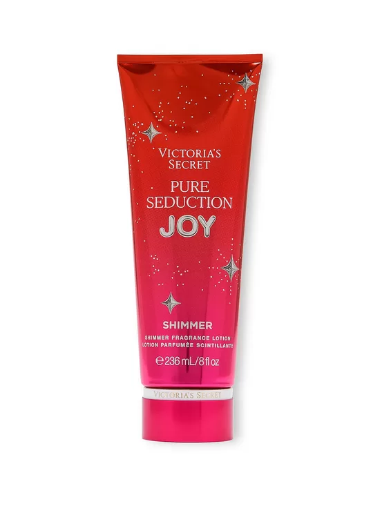 Victoria’s Secret Joy Pure seduction Shimmer parfimēts ķermeņa losjons ar spīdumiem 236 ml
