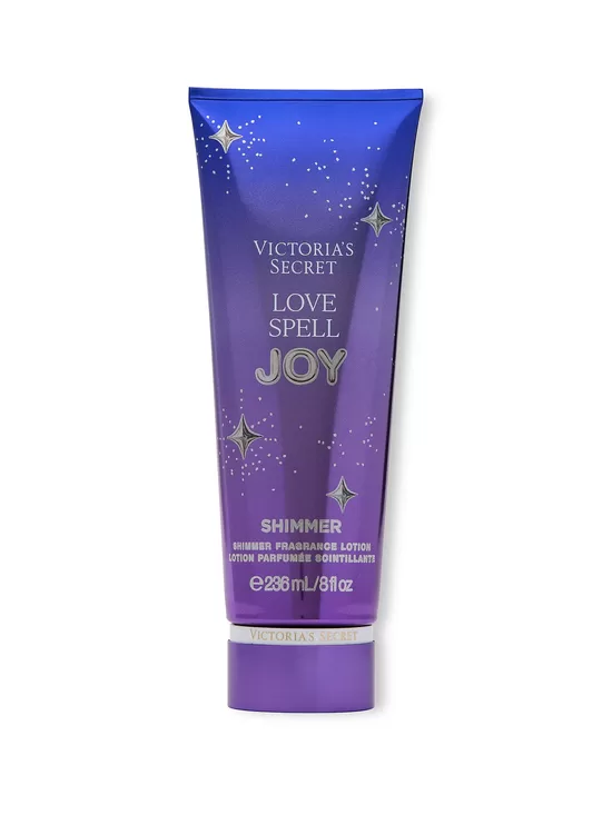 Victoria’s Secret Joy Love spell Shimmer parfimēts ķermeņa losjons ar spīdumiem 236 ml
