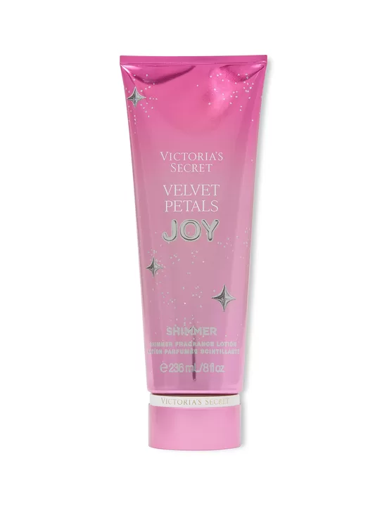 Victoria’s Secret Joy Velvet petals Shimmer parfimēts ķermeņa losjons ar spīdumiem 236 ml