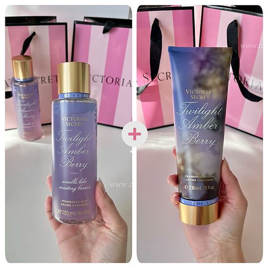 Victoria’s Secret Twilight amber berry komplekts
