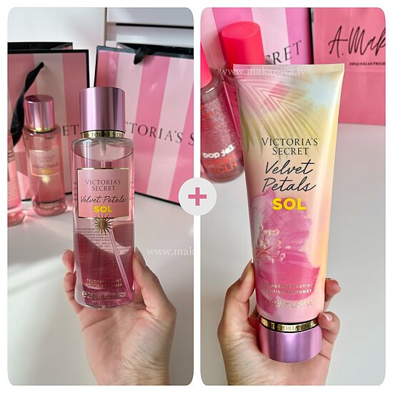 Victoria’s Secret Sol Velvet petals komplekts