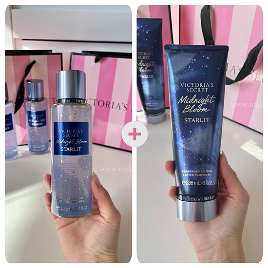Victoria’s Secret Starlit Midnight bloom komplekts