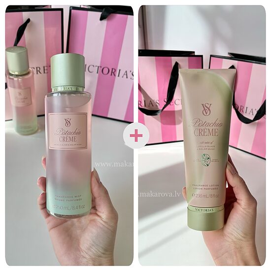 Victoria’s Secret Pistachio creme komplekts