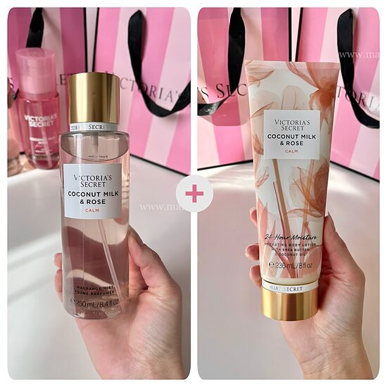 Victoria’s Secret Coconut milk & rose komplekts