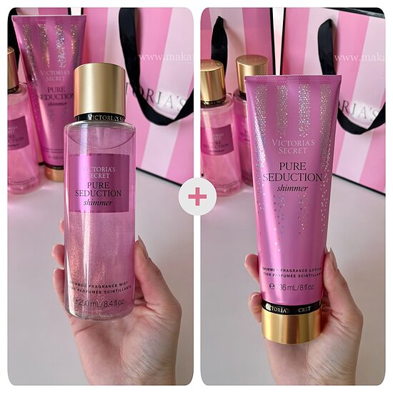Victoria’s Secret Shimmer Pure seduction komplekts ar spīdumiem