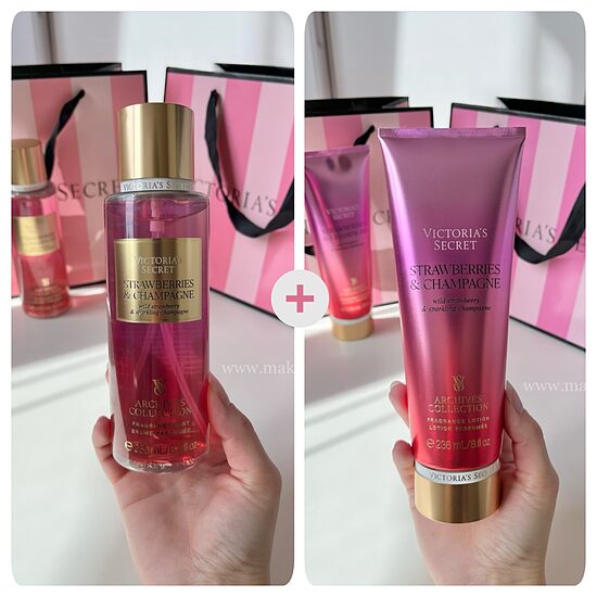 Victoria’s Secret Strawberries & Champagne komplekts