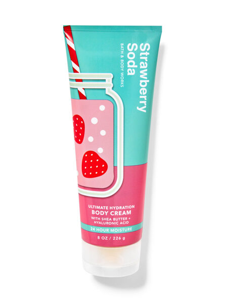 Bath & Body Works Strawberry Soda ķermeņa krēms 226 gr